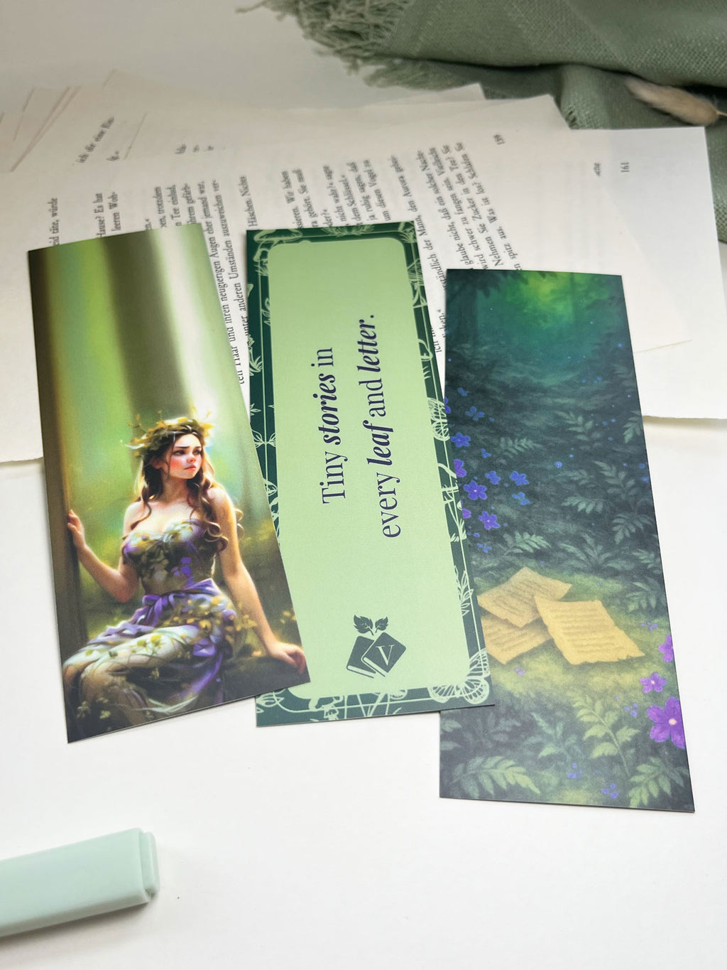 "Romantasy Woods" – Lesezeichen