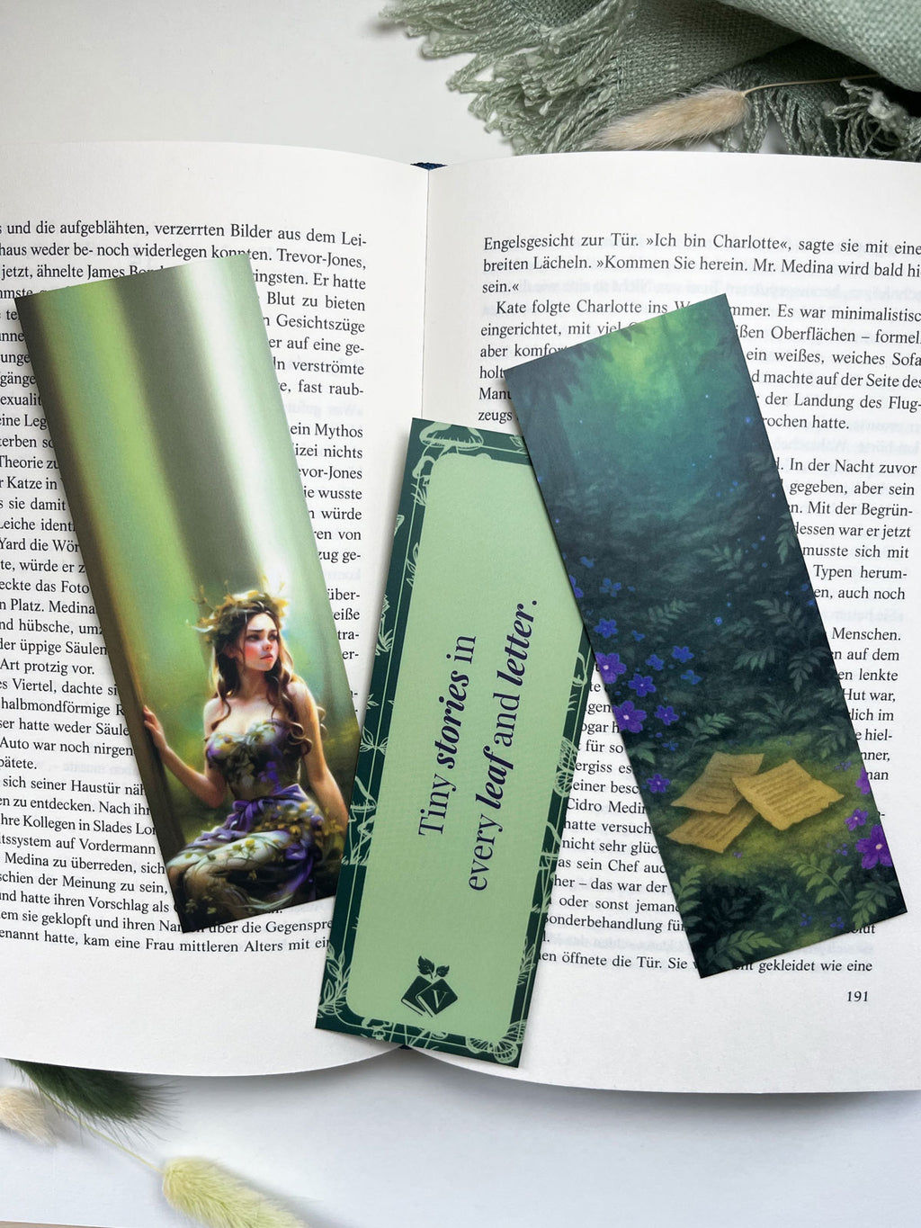 "Romantasy Woods" – Lesezeichen