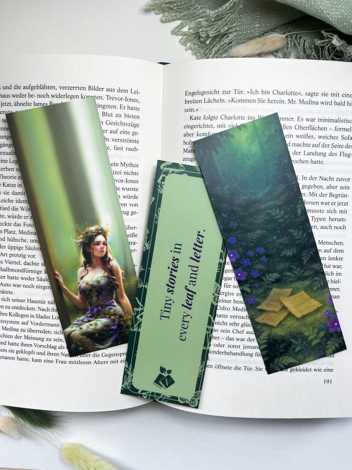 "Romantasy Woods" – Lesezeichen