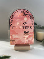 "Rosy Chapters" – Deko Aufsteller