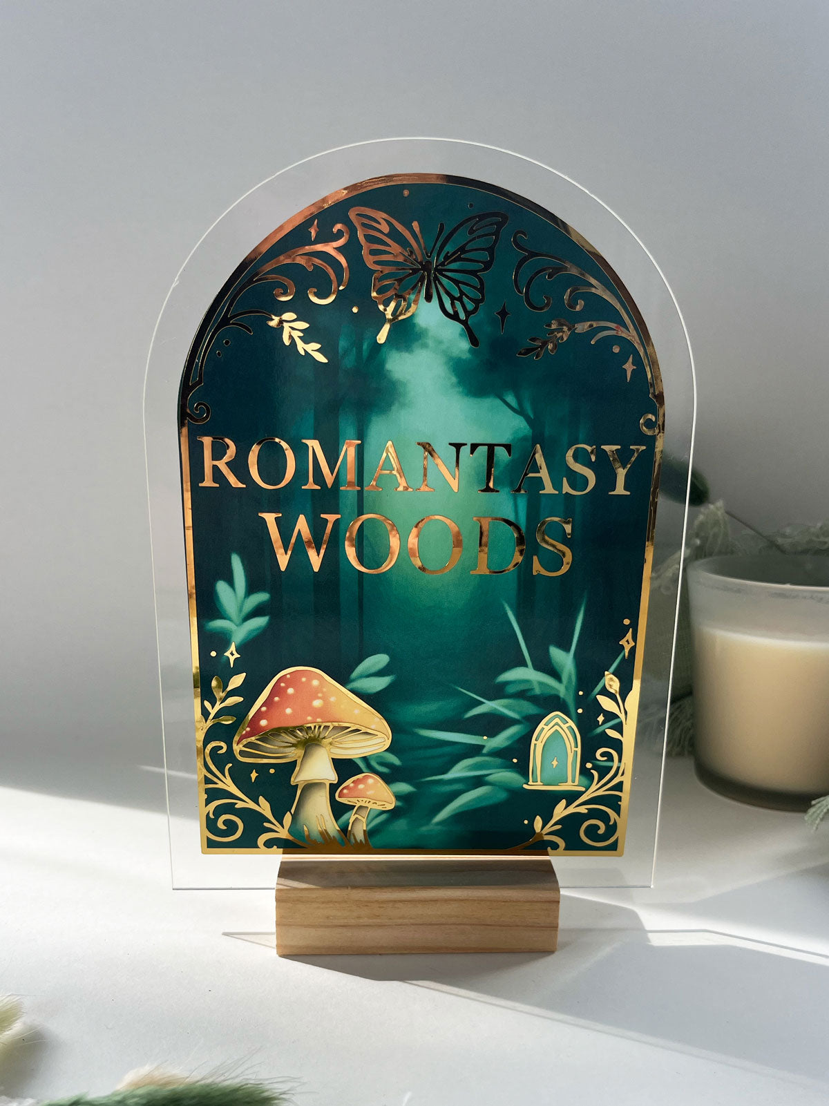 "Romantasy Woods" – Deko Aufsteller