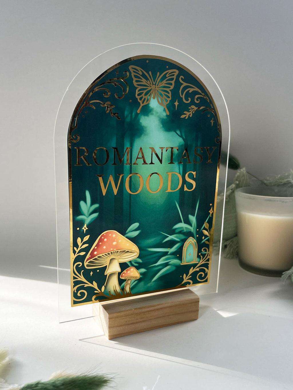 "Romantasy Woods" – Deko Aufsteller