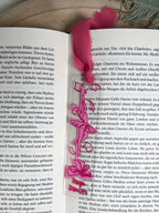 "Rosy Chapters" – Acryl Lesezeichen