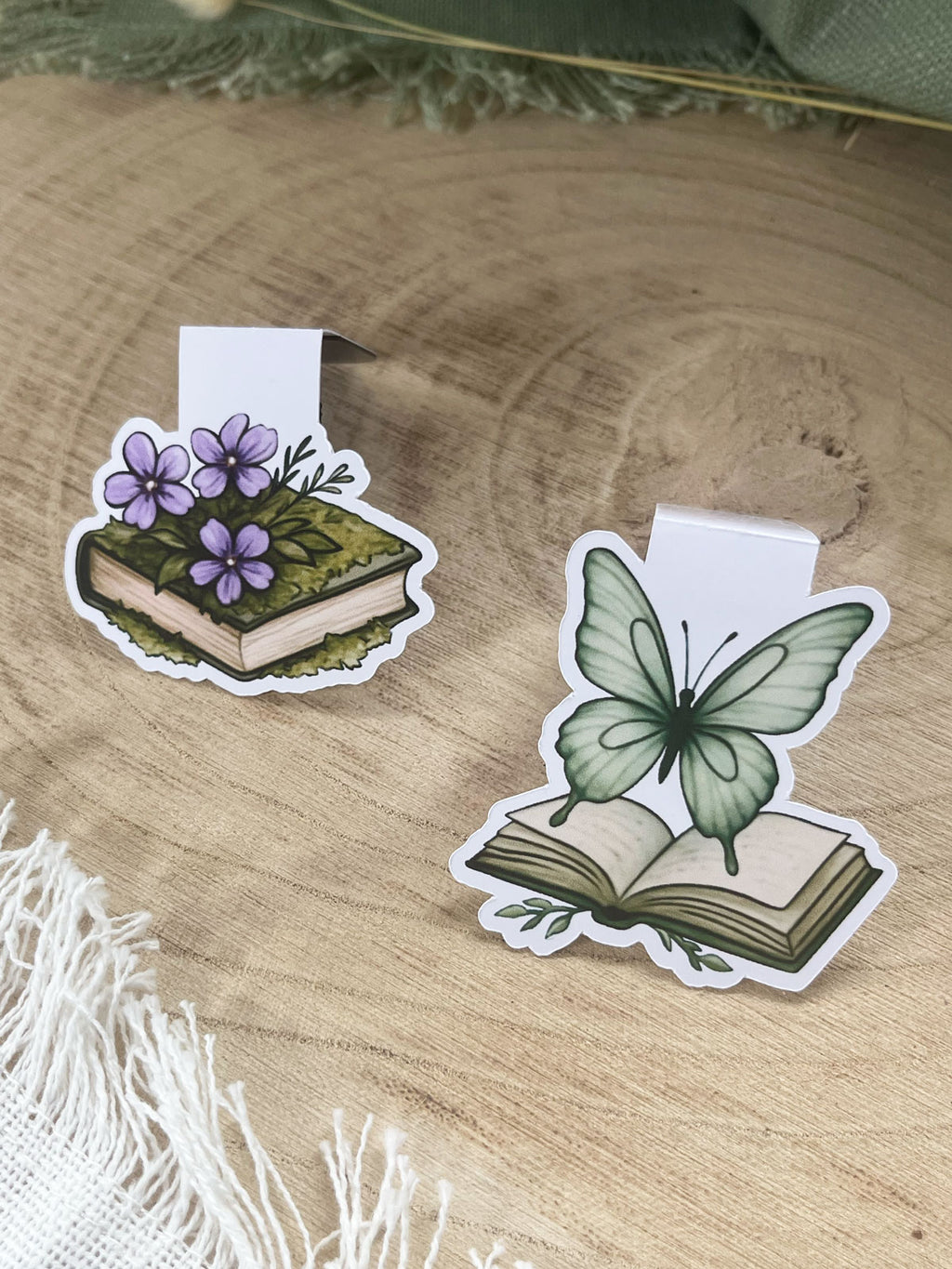 "Romantasy Woods" – Magnet Lesezeichen-Set