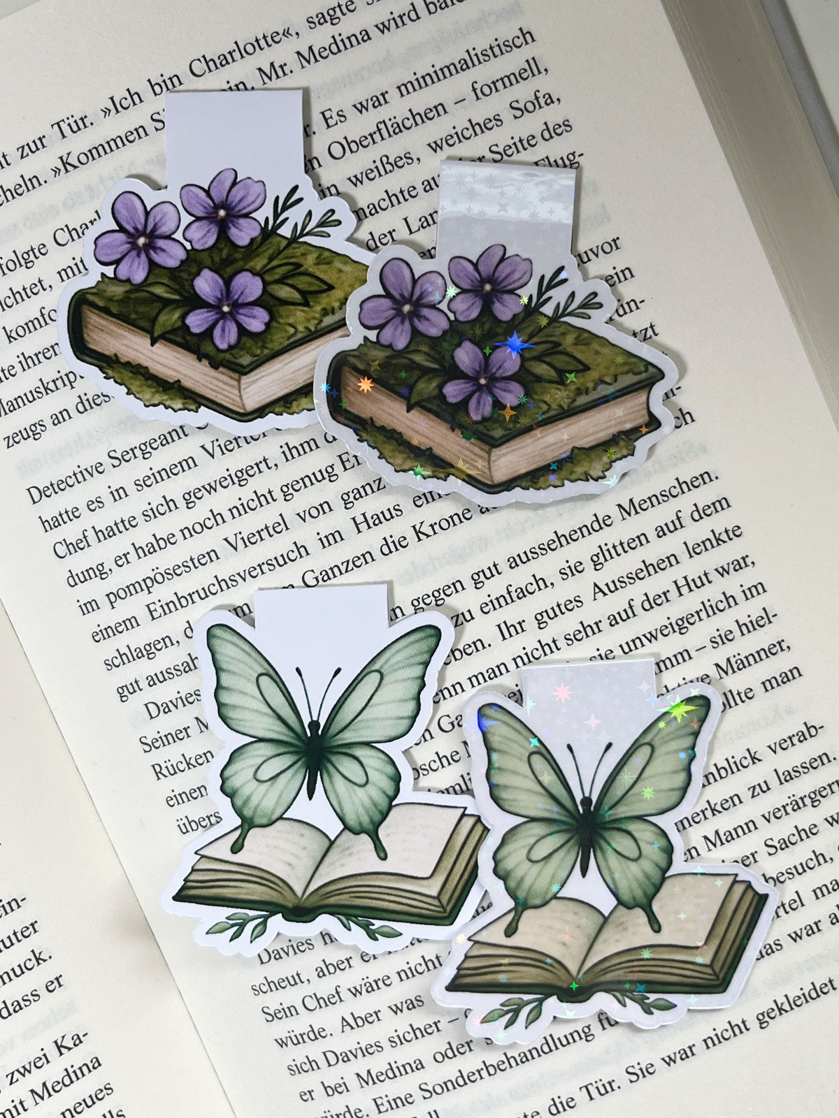 "Romantasy Woods" – Magnet Lesezeichen-Set