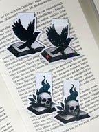 "Dark Whispers" – Magnet Lesezeichen-Set