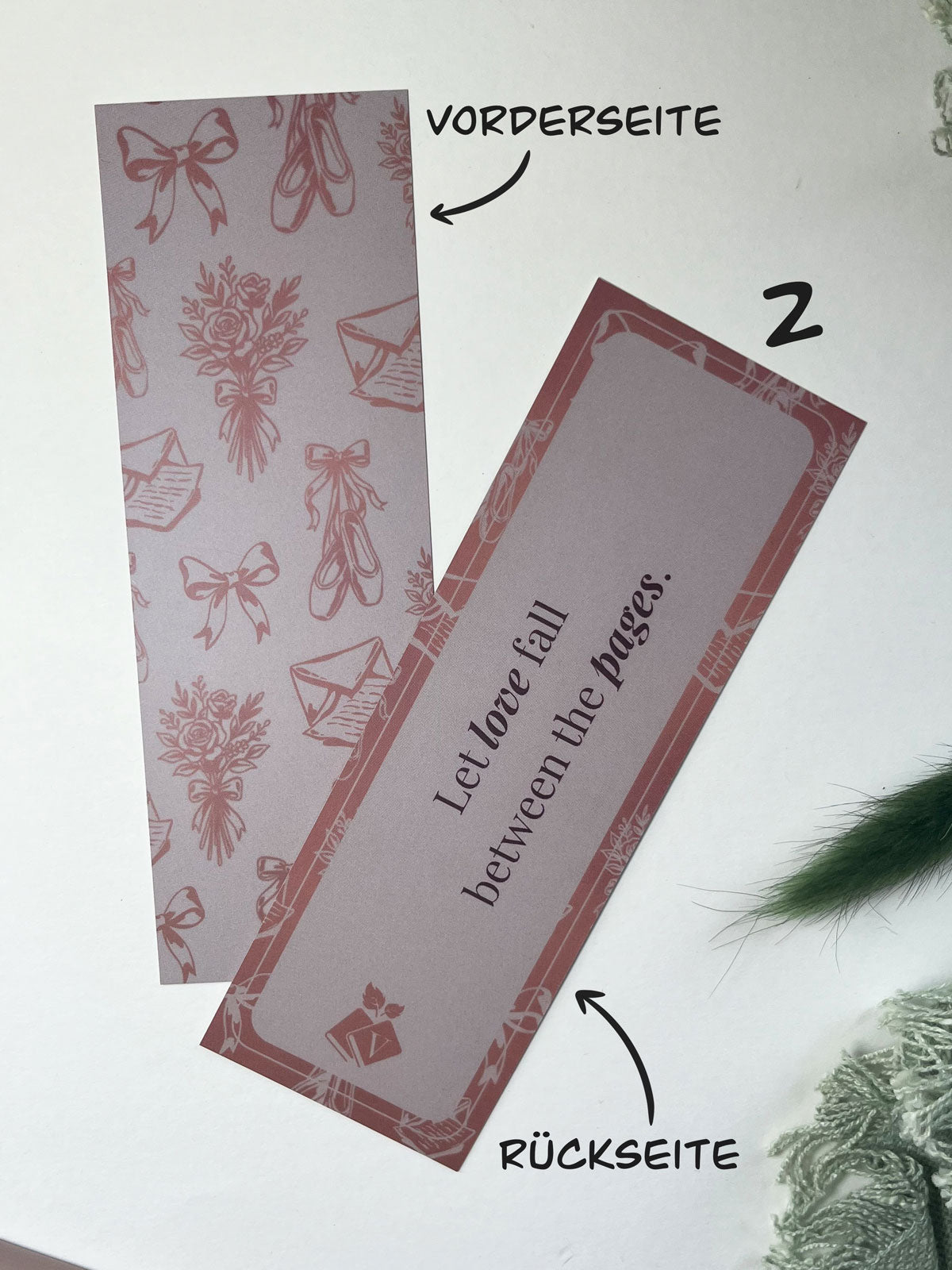 "Rosy Chapters" – Lesezeichen