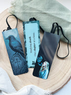 "Dark Whispers" – Gummiband-Lesezeichen