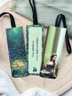"Romantasy Woods" – Gummiband-Lesezeichen