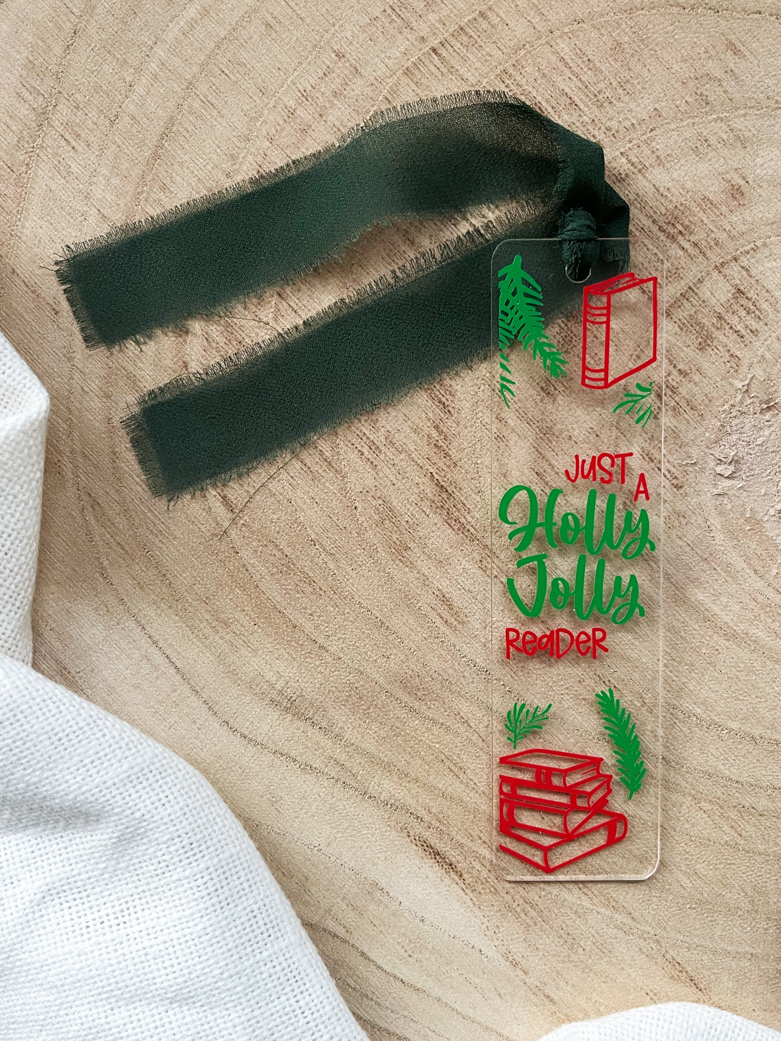 "Christmas Tales" – Acryl Lesezeichen