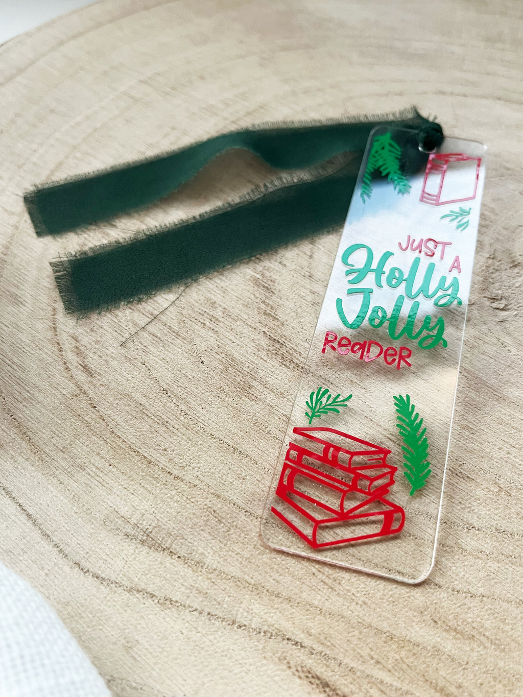 "Christmas Tales" – Acryl Lesezeichen