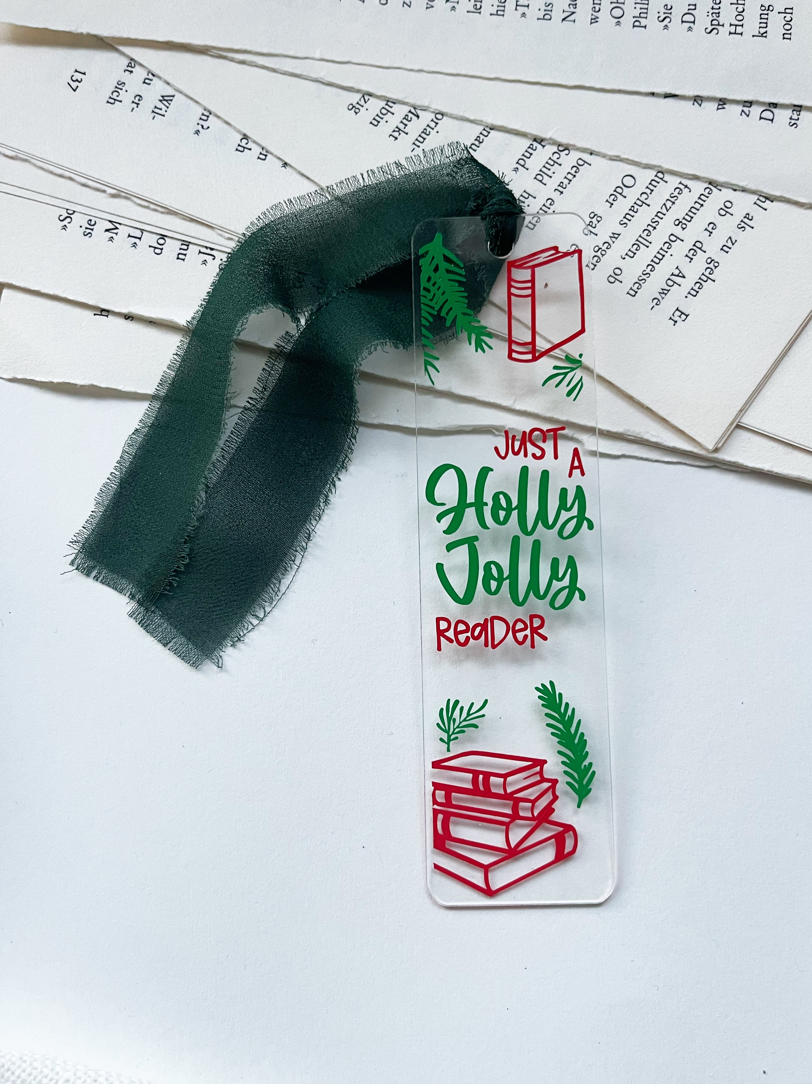 "Christmas Tales" – Acryl Lesezeichen