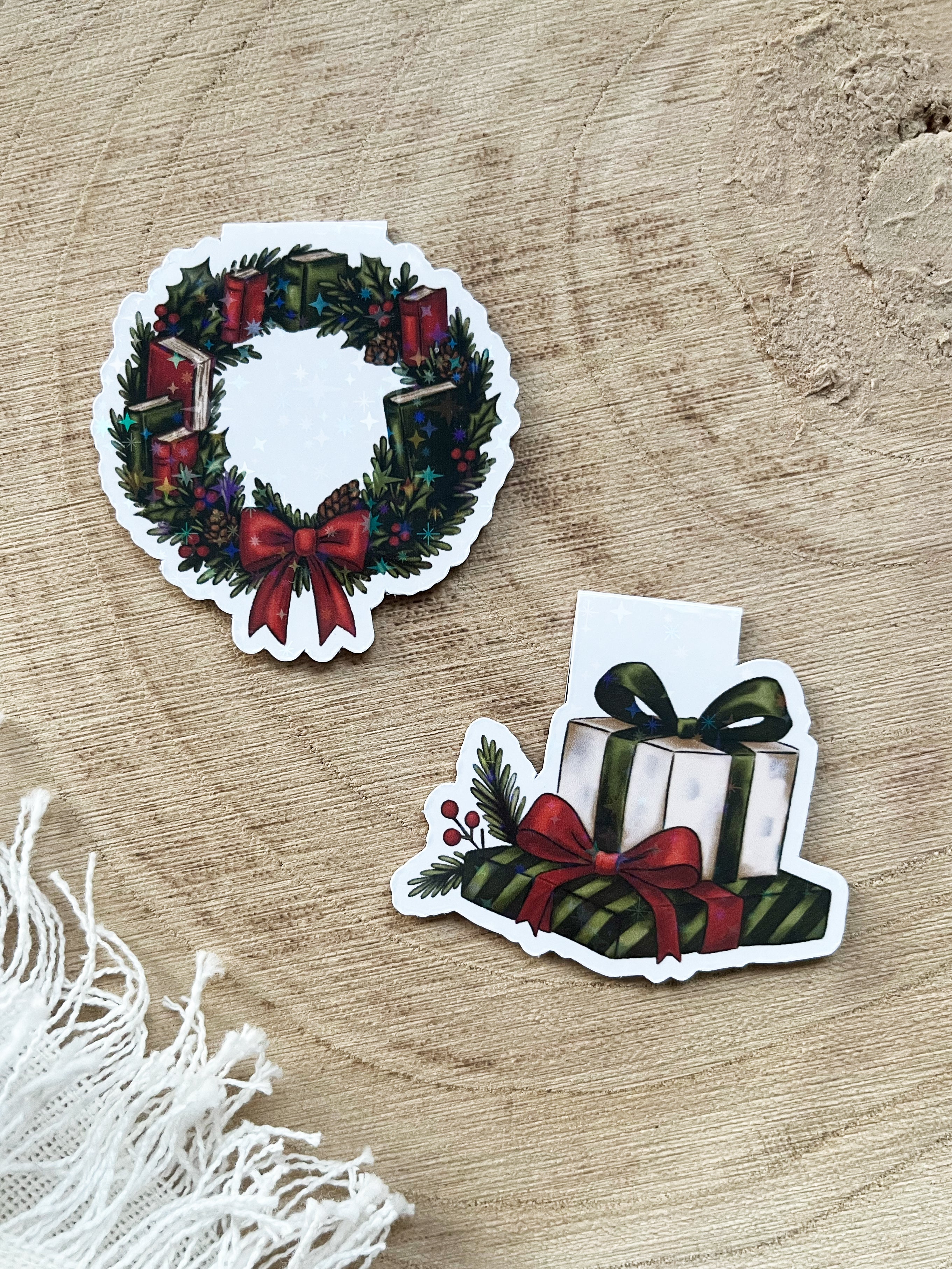 "Christmas Tales" – Magnet Lesezeichen-Set