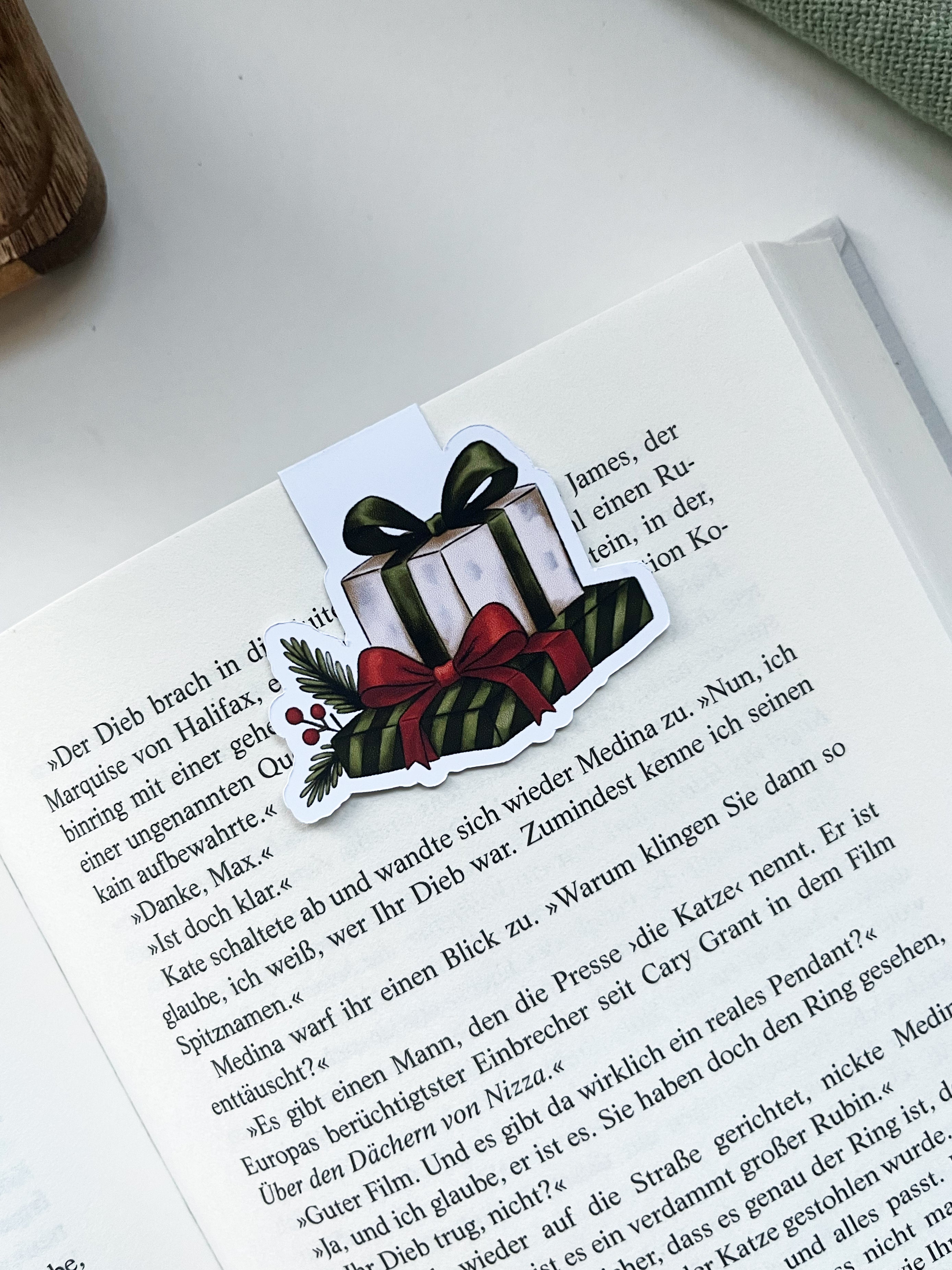 "Christmas Tales" – Magnet Lesezeichen-Set