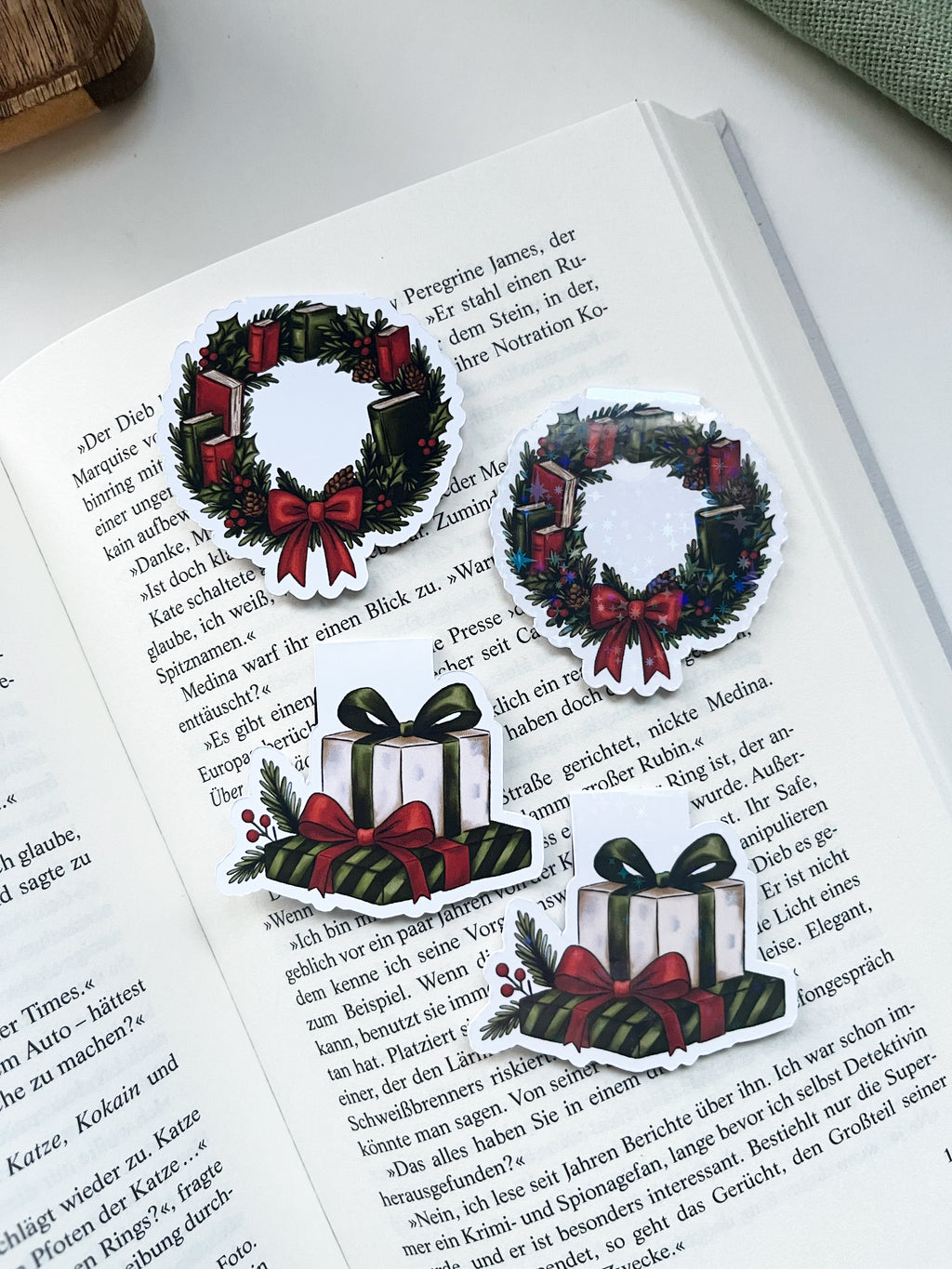 "Christmas Tales" – Magnet Lesezeichen-Set