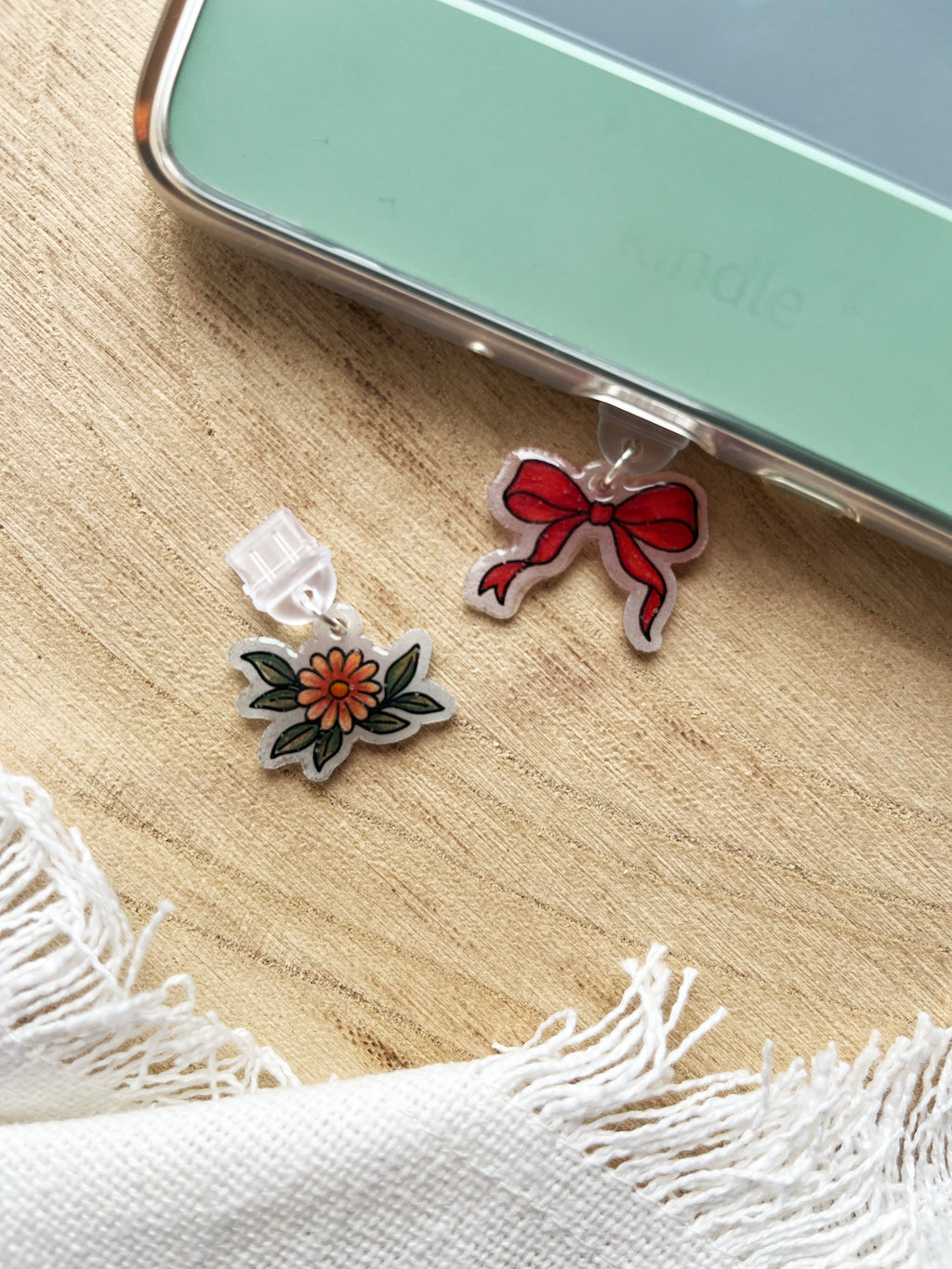 "Rosy Chapters" Dust-Charms