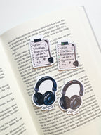 "Midnight Melodies" – Magnet Lesezeichen-Set