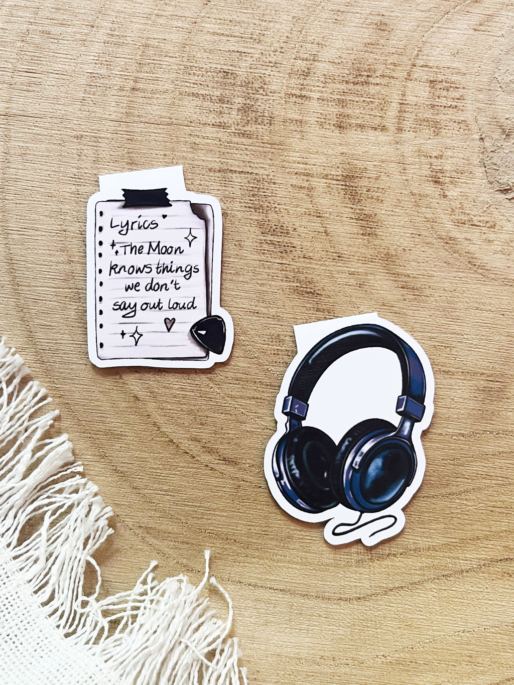 "Midnight Melodies" – Magnet Lesezeichen-Set