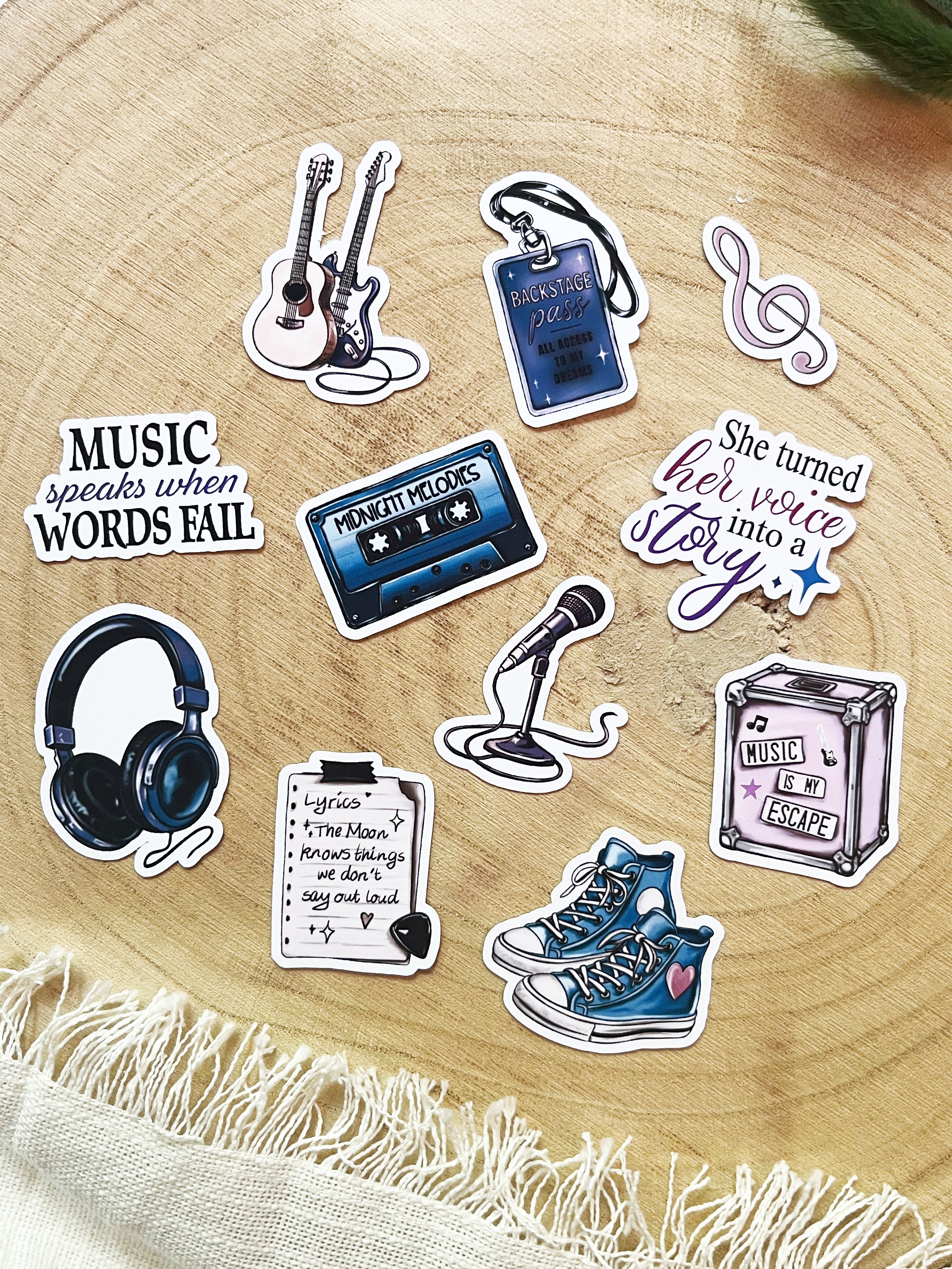 "Midnight Melodies" – Sticker Set