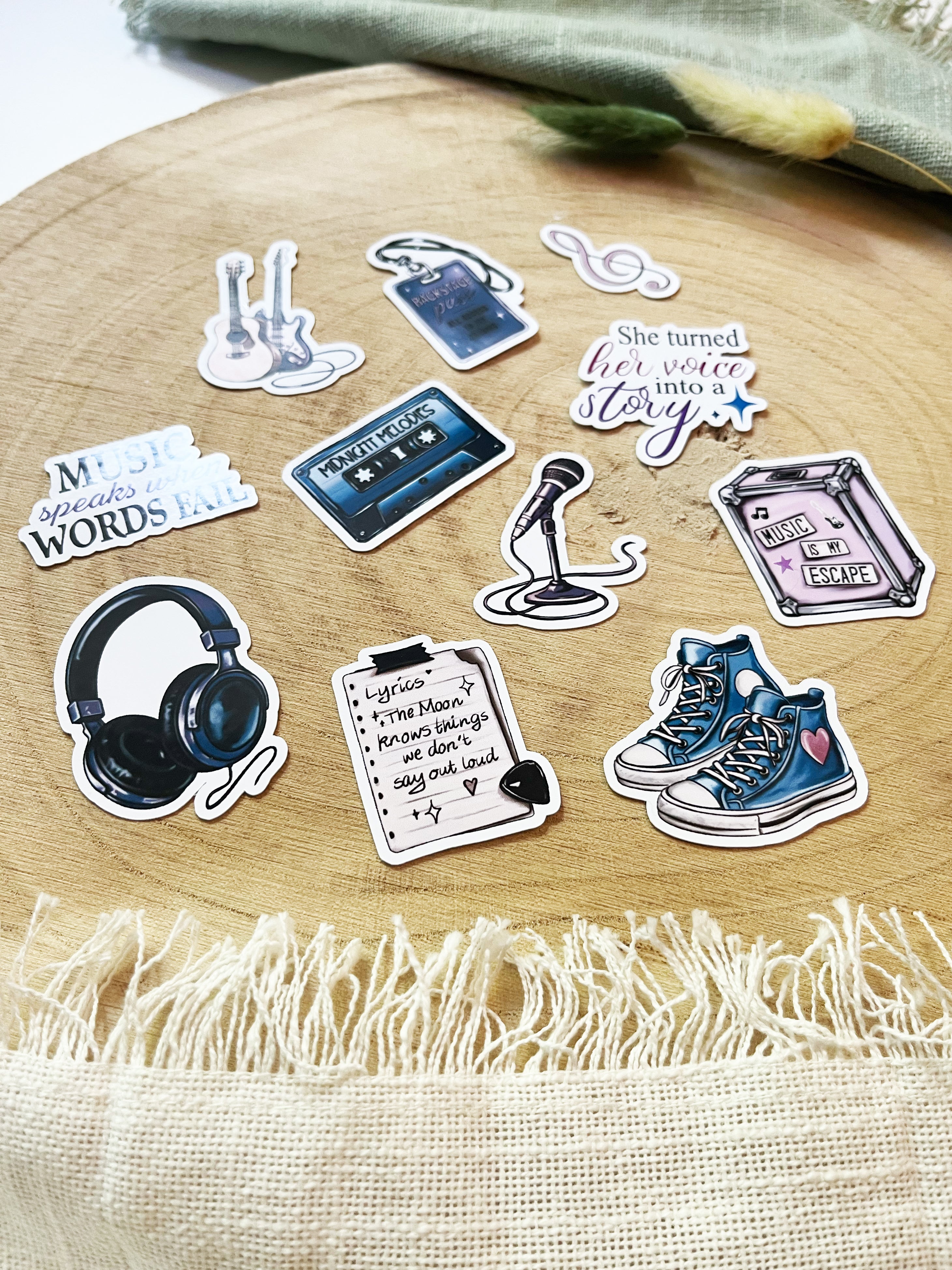 "Midnight Melodies" – Sticker Set
