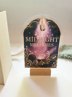 "Midnight Melodies" – Deko Aufsteller