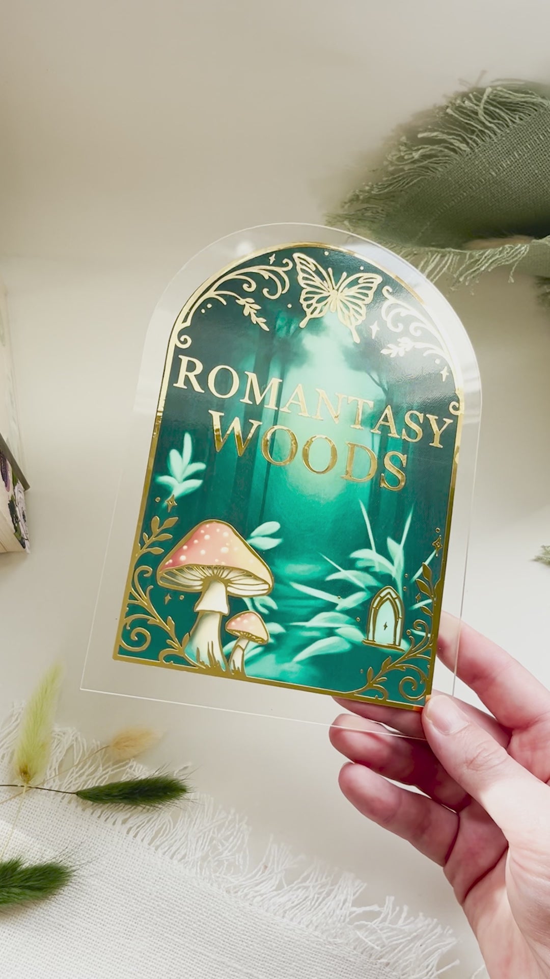 "Romantasy Woods" – Deko Aufsteller