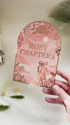 "Rosy Chapters" – Deko Aufsteller