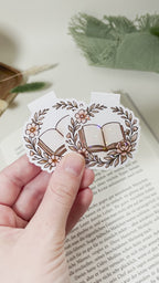 "Rosy Chapters" – Magnet Lesezeichen-Set